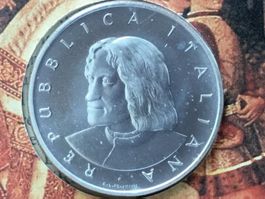 silber Sehr schöne 500 £ Lorenzo il magnifico