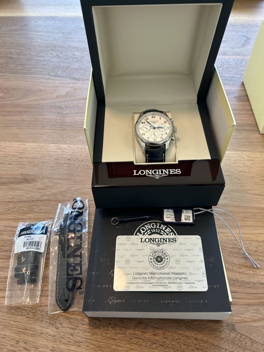 Longines Orologi: Longines Master Collection Chronograph (Full Set, 2020) – Usato da Rotkreuz venduto da noah_02 4