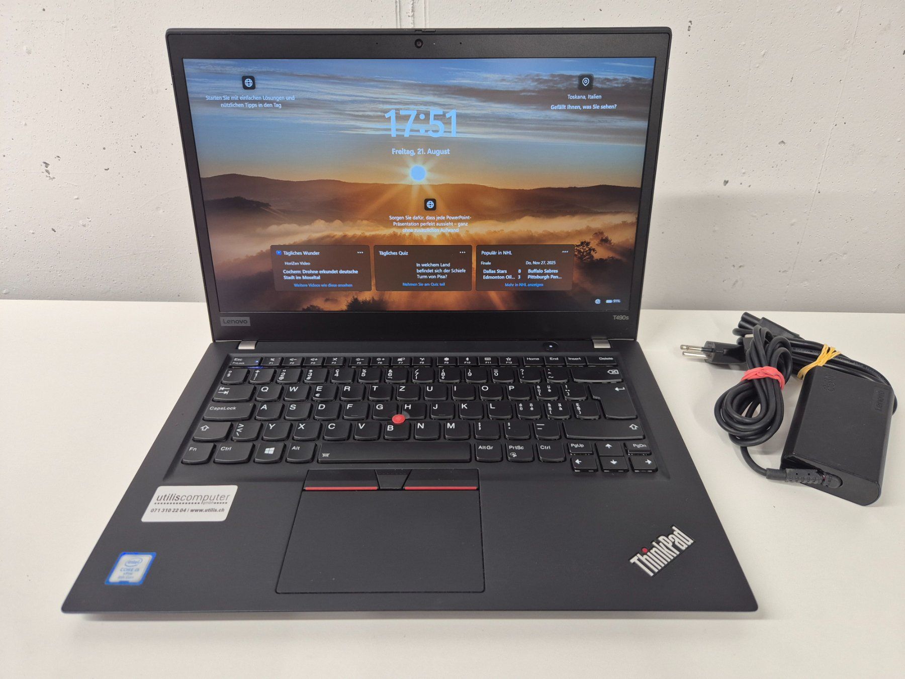 Lenovo Notebook: Lenovo Thinkpad T490s mit SSD + Win11PRO – Usato da Sitterdorf venduto da Lenggi7