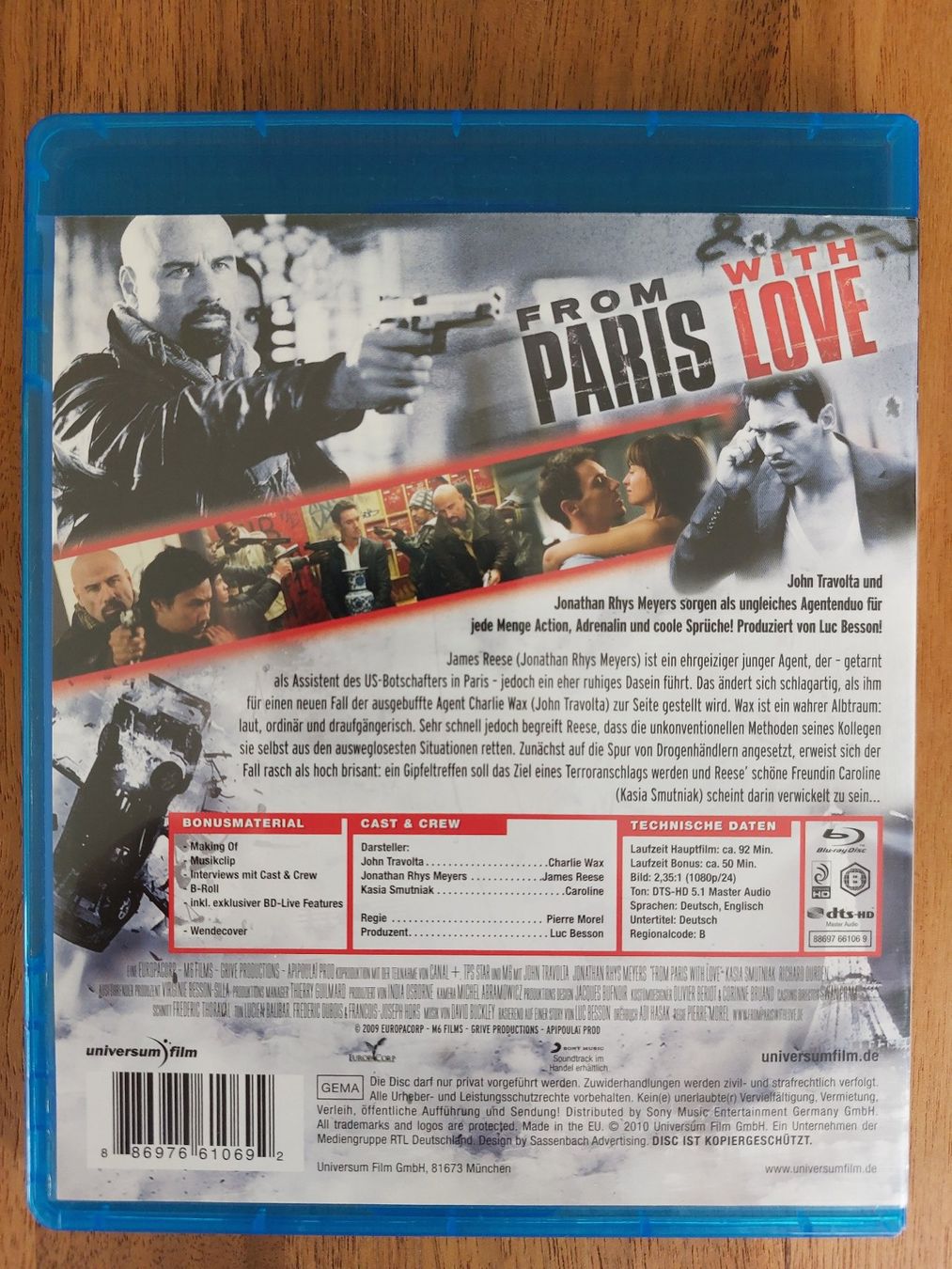 Tutti i DVDs: Blu Ray - From Paris with Love – Usato da Rheinfelden venduto da FilmAuktion 1