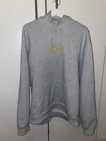 grauer stussy hoodie, oversized XL💫💫💫