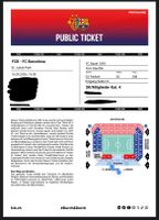 Ticket FC Basel FC Barcelona | Sektor D Parkett