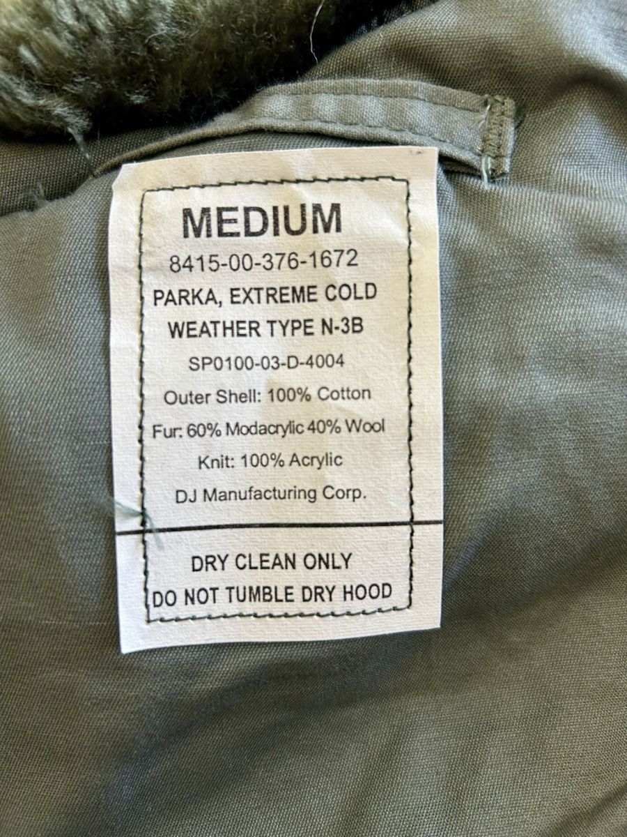 Giacche: N-3B Parka Original Neu – Nuovo e nell'imballaggio originale da Lüscherz venduto da ghdfh 1