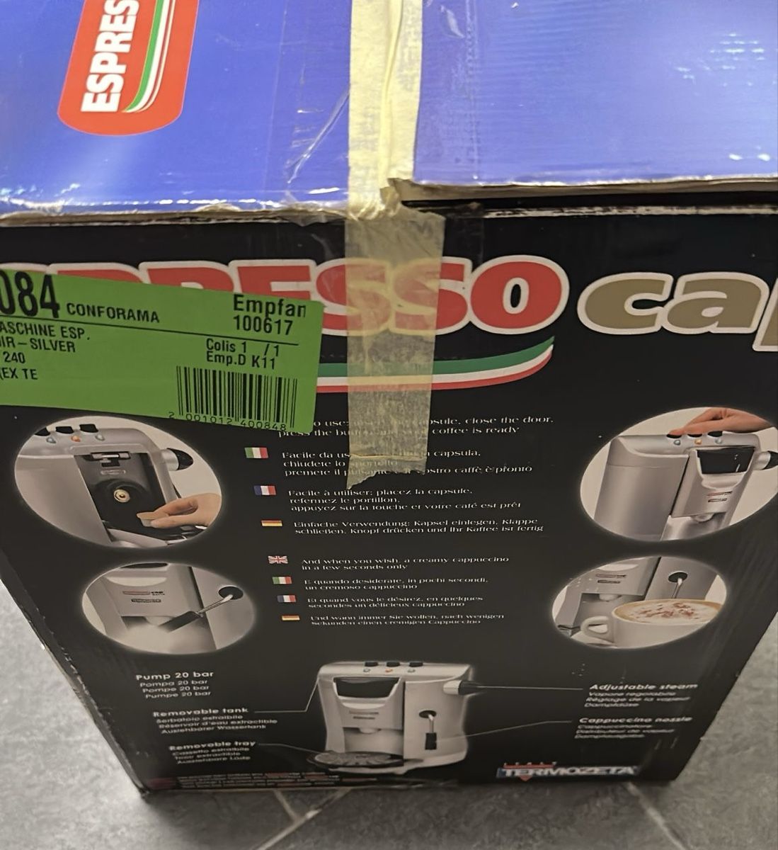 Macchine per caffè & Macchine per espresso: Espresso Cap Kaffeemaschine - Ungeöffnet! – Nuovo (secondo la descrizione) da Turgi venduto da bild95 2