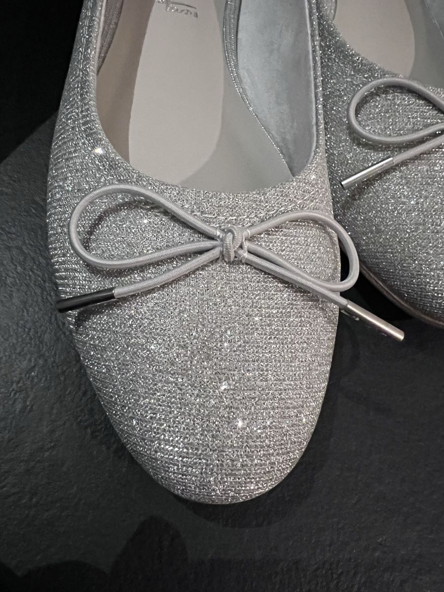 Tamaris Scarpe da donna: Tamaris Ballerinas Gr. 38 Glitzer Silber – Nuovo (secondo la descrizione) da Wolfhausen venduto da Starlake 3