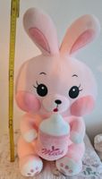 Osterhase Bunny Kawaii Plüsch rosa 60 cm gross