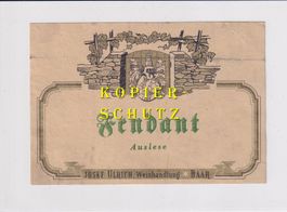 Etikette - Fendant (Auslese) /bd