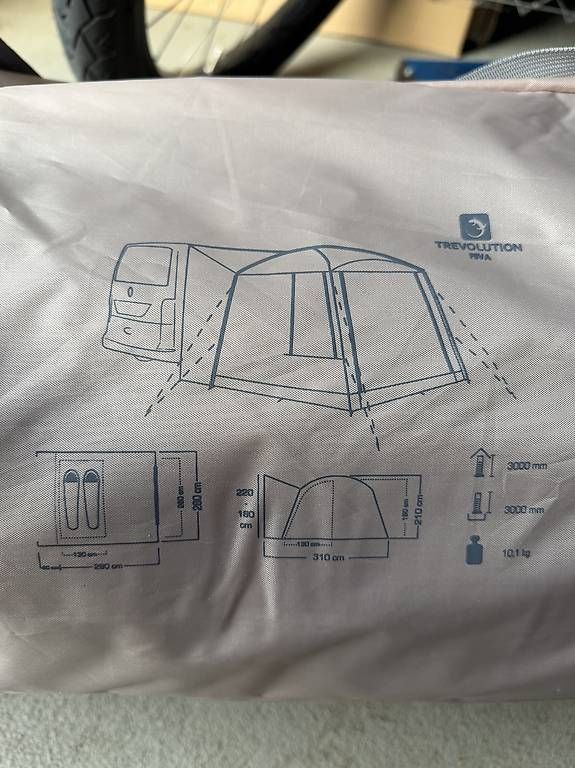 Trevolution Verande & Tende da sole: Bus Van VW Vorzelt neu – Nuovo e nell'imballaggio originale da Stetten SH venduto da Opironoo