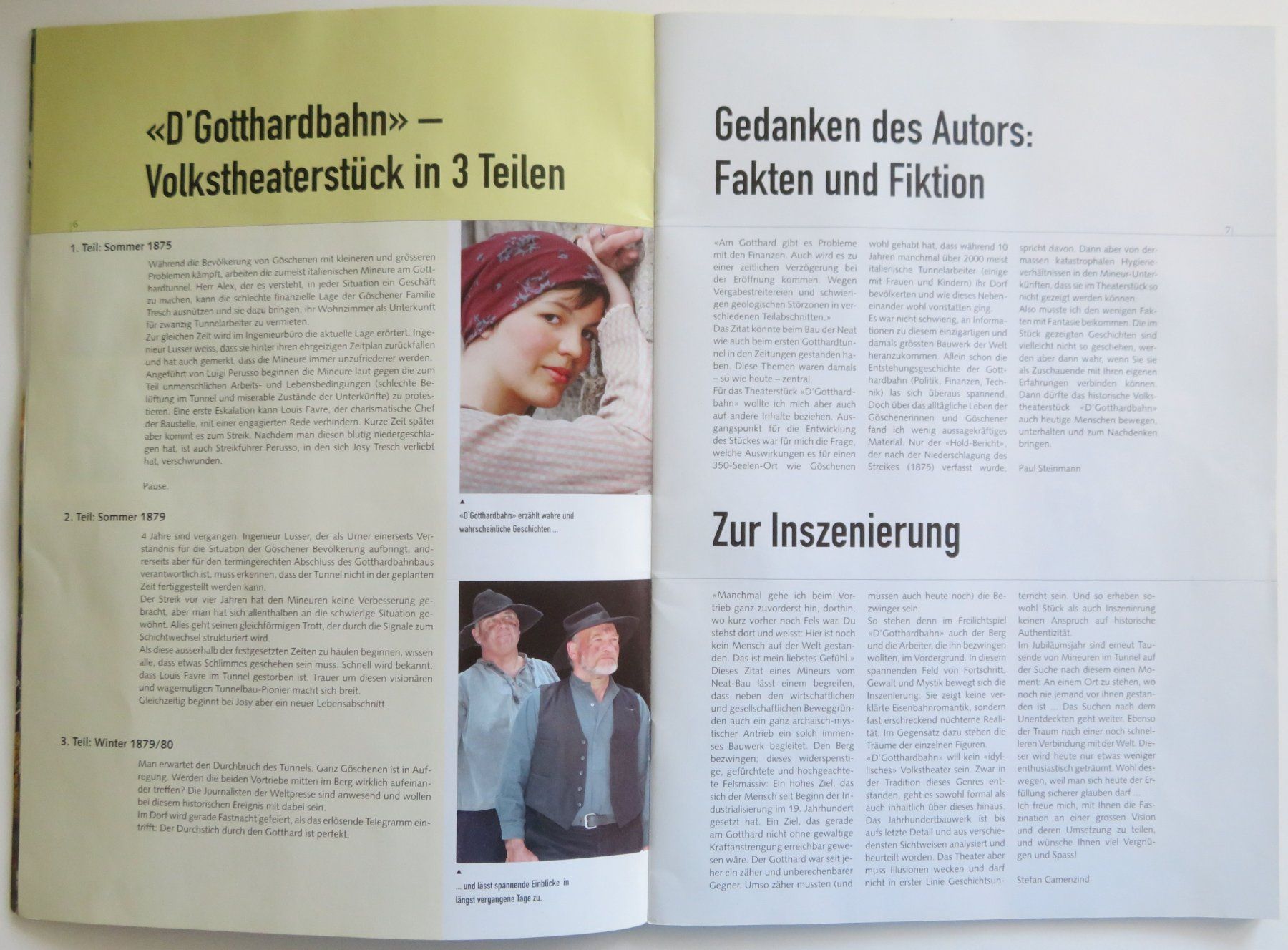 Riviste & Magazine: Freilichtspiele d'Gotthardbahn, Magazin 2007 – Usato da Oberriet SG venduto da Manick 2