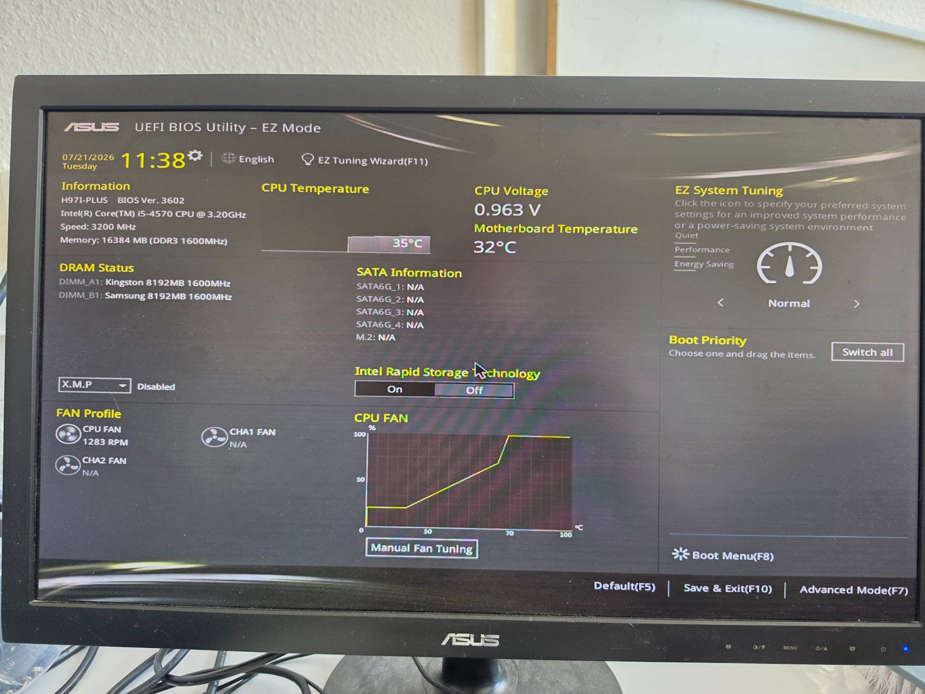 Asus Mainboards: Asus H97I-Plus, 16 GB RAM, i5 4570 – Gebraucht aus Fribourg von Tolkien 1
