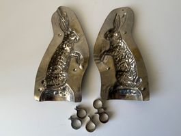Antike Schokoladenform Osterhase
