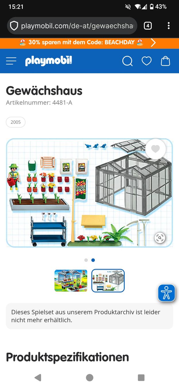 Playmobil Jouets: Playmobil Gartengeschäft 4480 + weitere Sets – D'occasion à Pratteln par Cartonsducoeur_bl 6