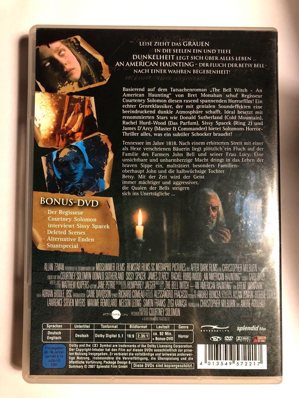 Tutti i DVDs: An American Haunting DVD – Usato da Kestenholz venduto da Inna09 2