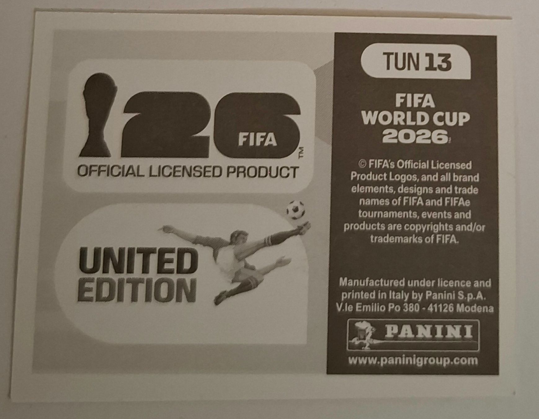 Panini Carte collezionabili: WM 2026 Paninibild Nr. TUN13.. – Nuovo (secondo la descrizione) da Rotkreuz venduto da keerthdi 1