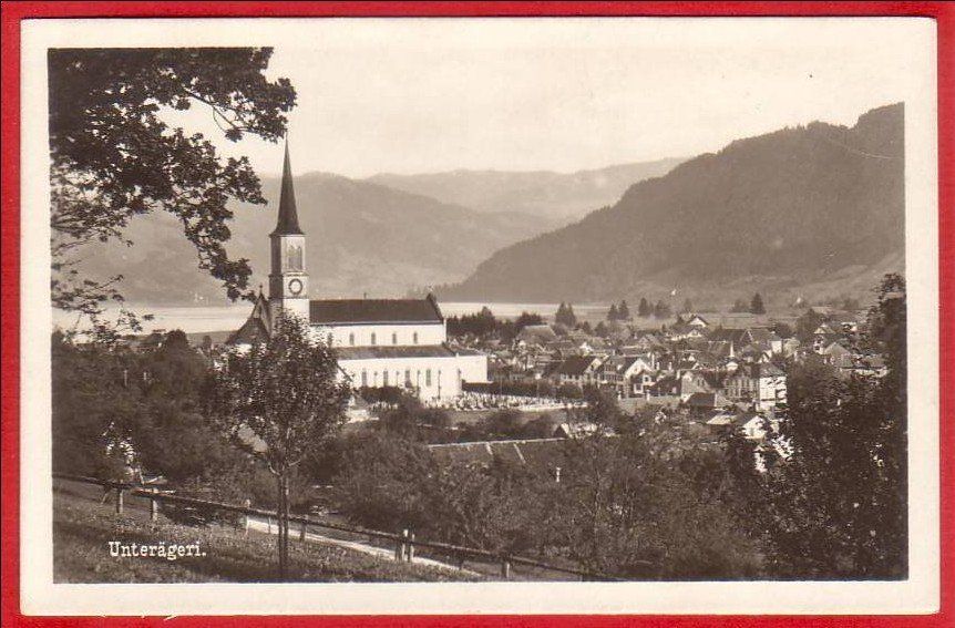 Ansichtskarten: UNTERÄGERI – Gebraucht aus Grüningen von Kartenlaube