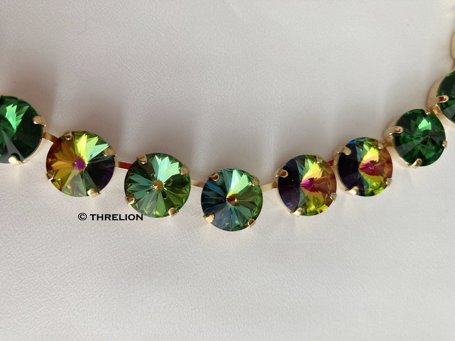 Catenine: Threlion Halskette mit Vitrail Medium Kristallen – Nuovo e nell'imballaggio originale da Riehen venduto da Threlion 5