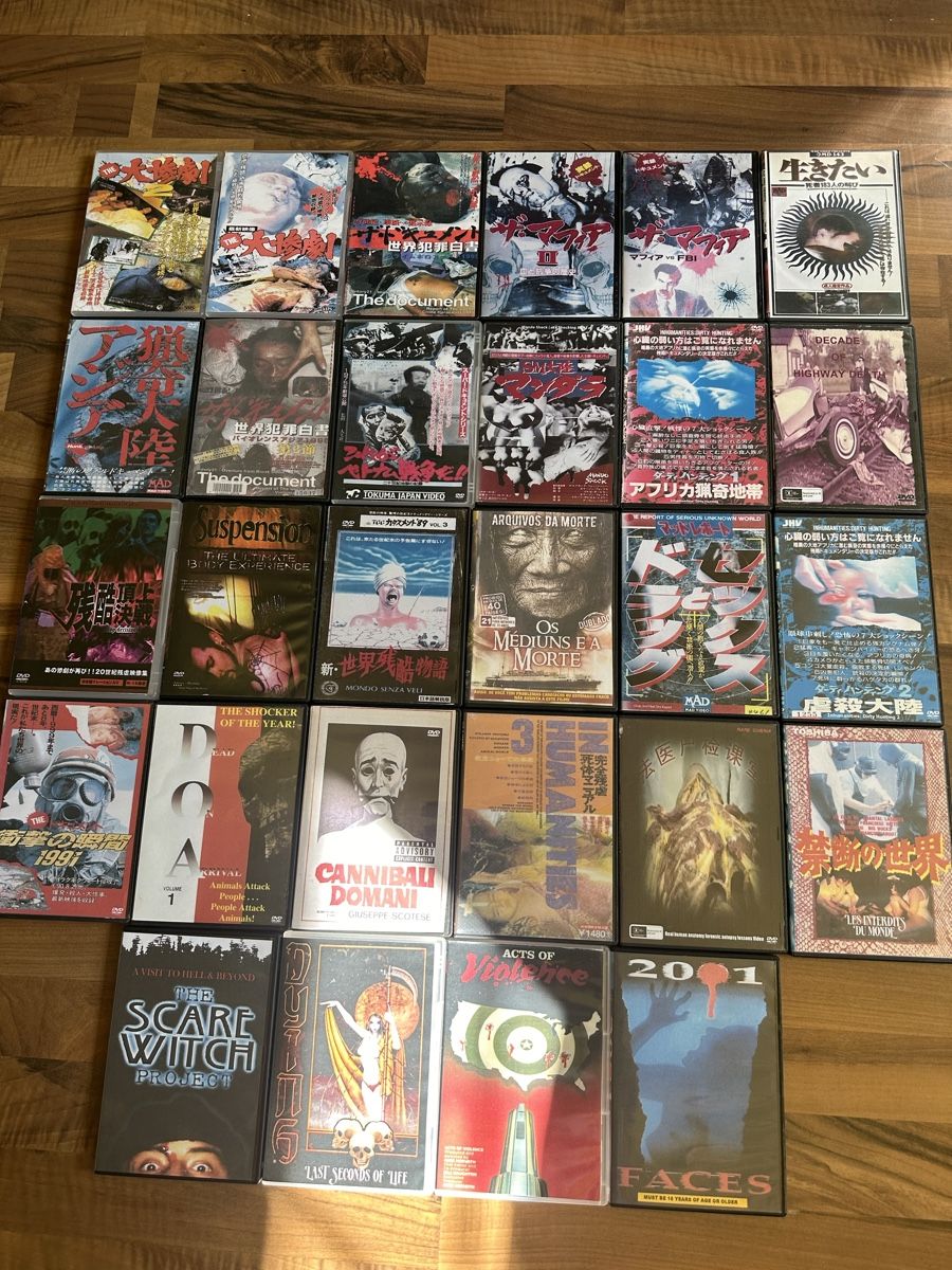 Tutti i DVDs: 28x Dokumentation DVD Shockus, – Usato da Benken ZH venduto da Audi-erich