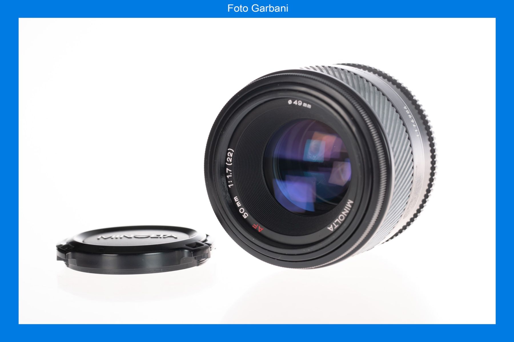 Minolta Obiettivi: Minolta AF 50  1:1.7 (22) – Usato da Muralto venduto da FotoGarbani 1