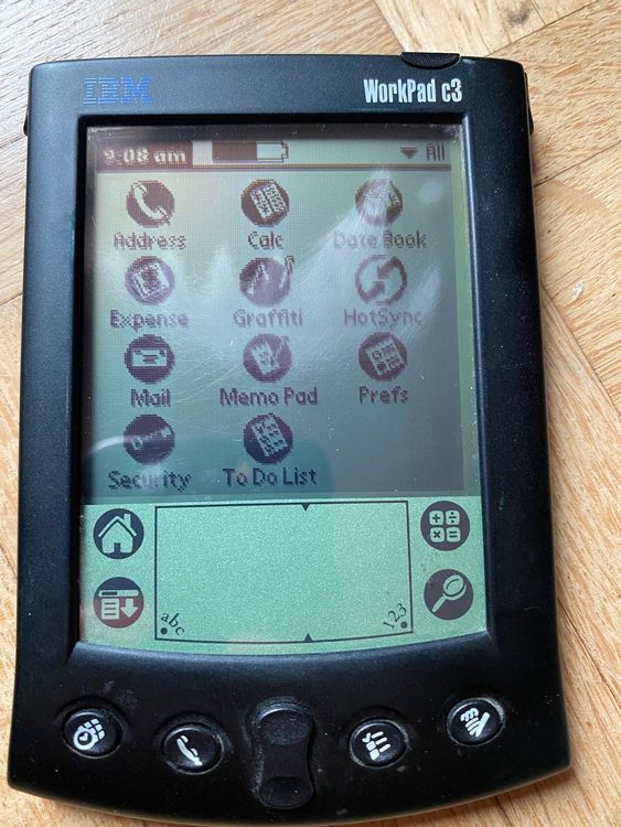 2x IBM Workpad c3 (Palm V) + Docking Station, gute Batterie | Kaufen ...