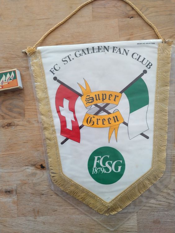 drapeau-fc-st-gallen-fan-club-football-super-green-gebraucht-in-bex