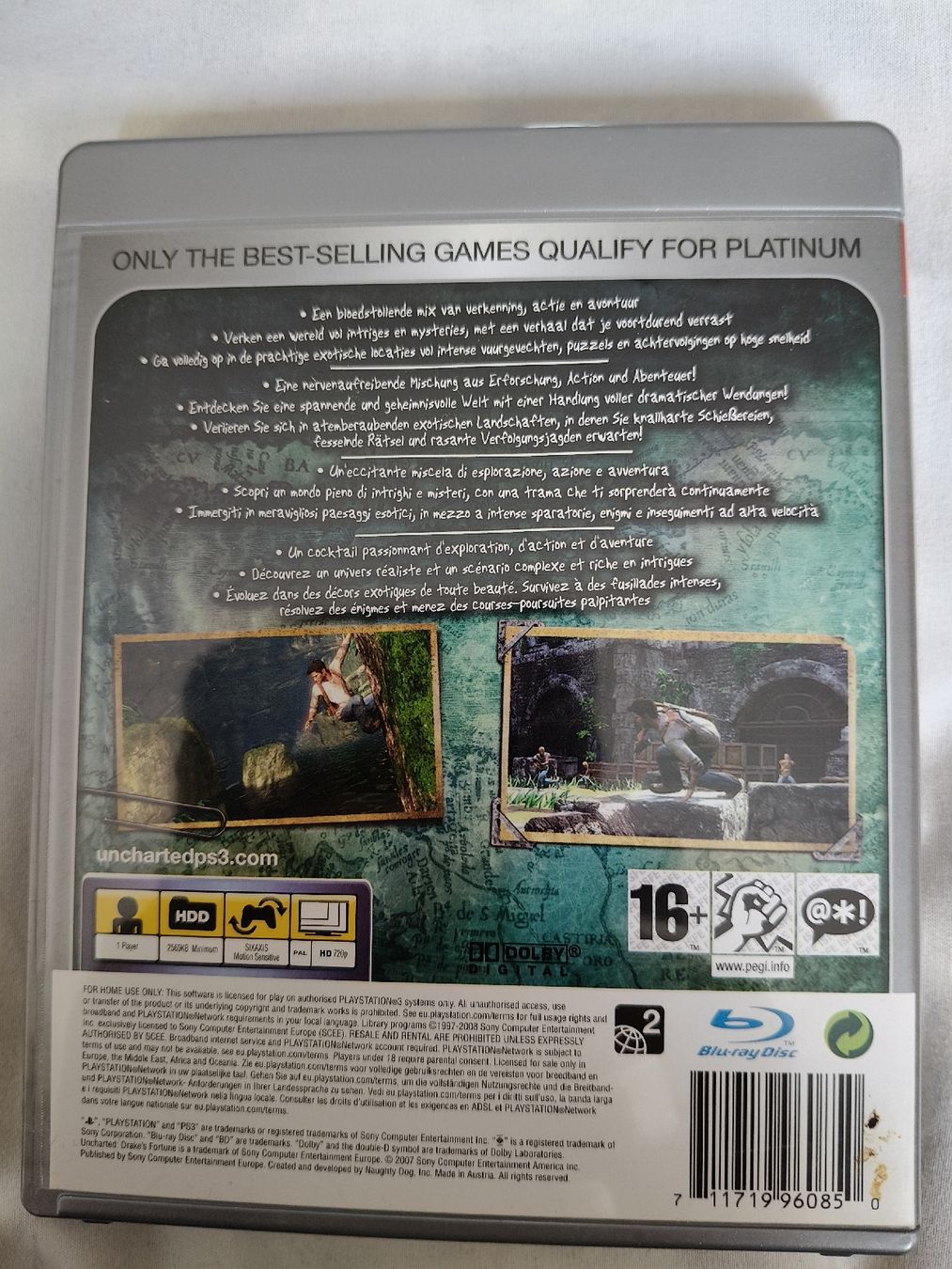 Sony Giochi: Uncharted: Drake's Fortune (PS3) – Usato da St. Gallen venduto da Ringa72 1