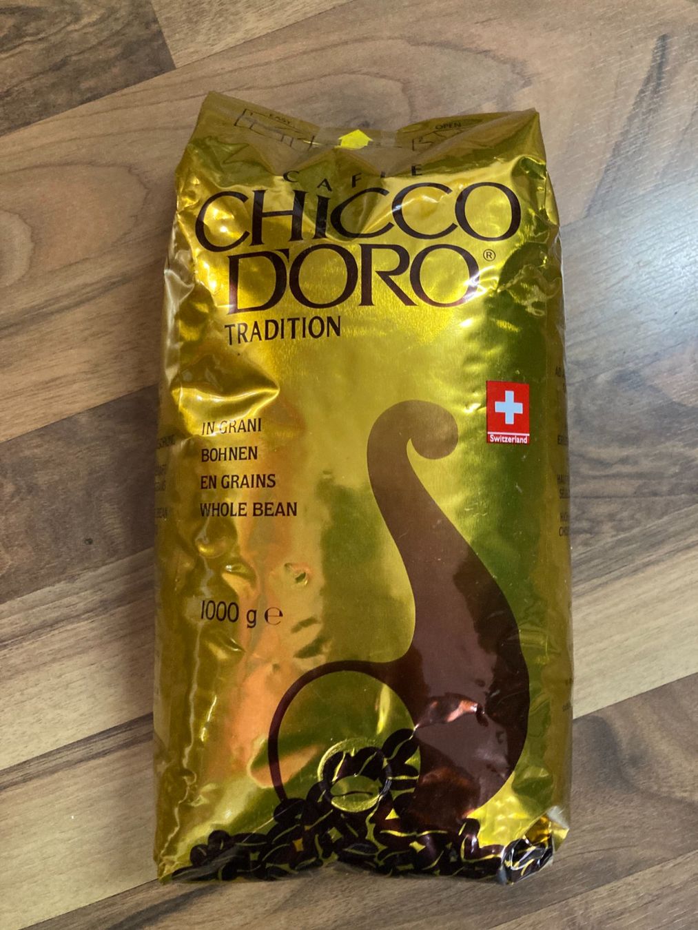 Cibi & Specialità: Kaffeebohnen Chicco d'Oro Tradition 1 kg – Nuovo e nell'imballaggio originale da Schötz venduto da Jekyll666