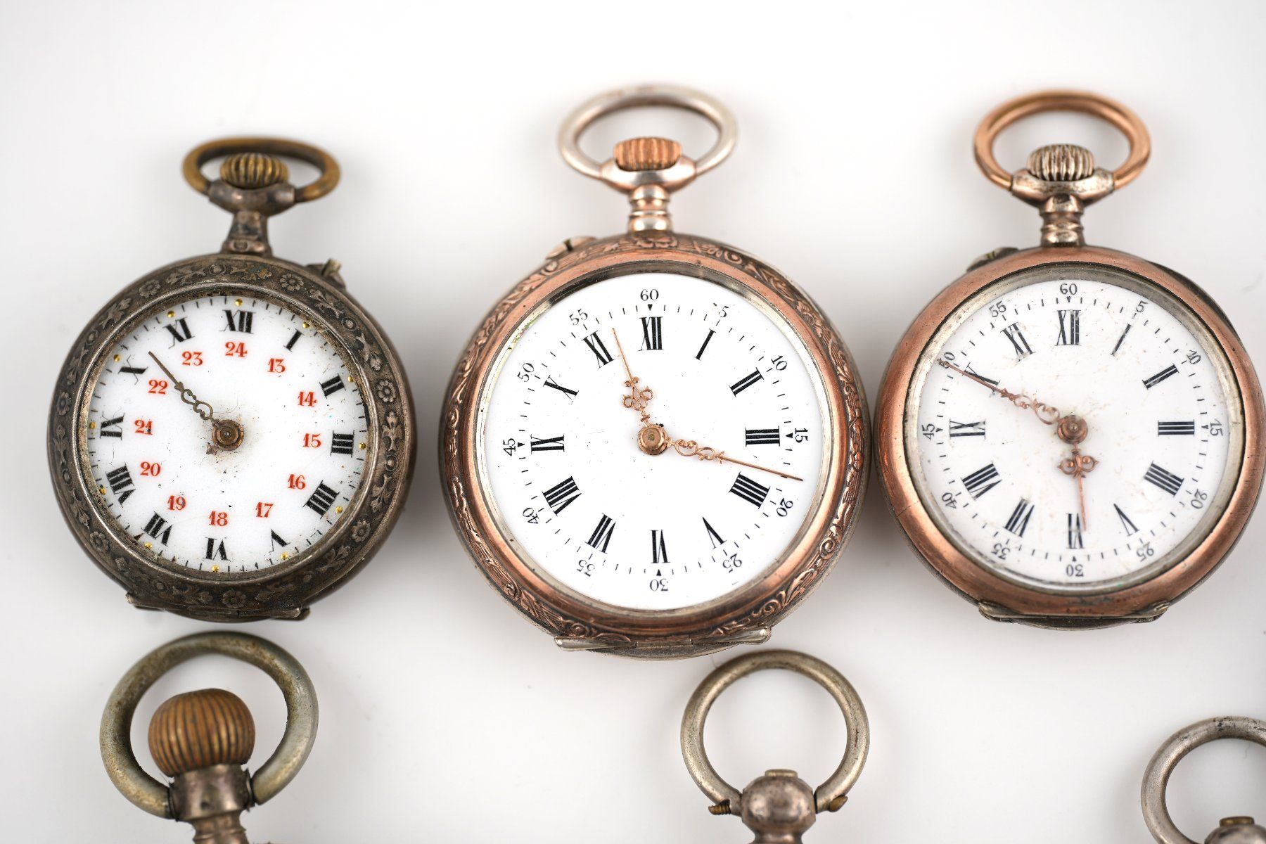 Orologi: Lot Taschenuhren aus Silber – Difettoso da Basel venduto da Vip24 3
