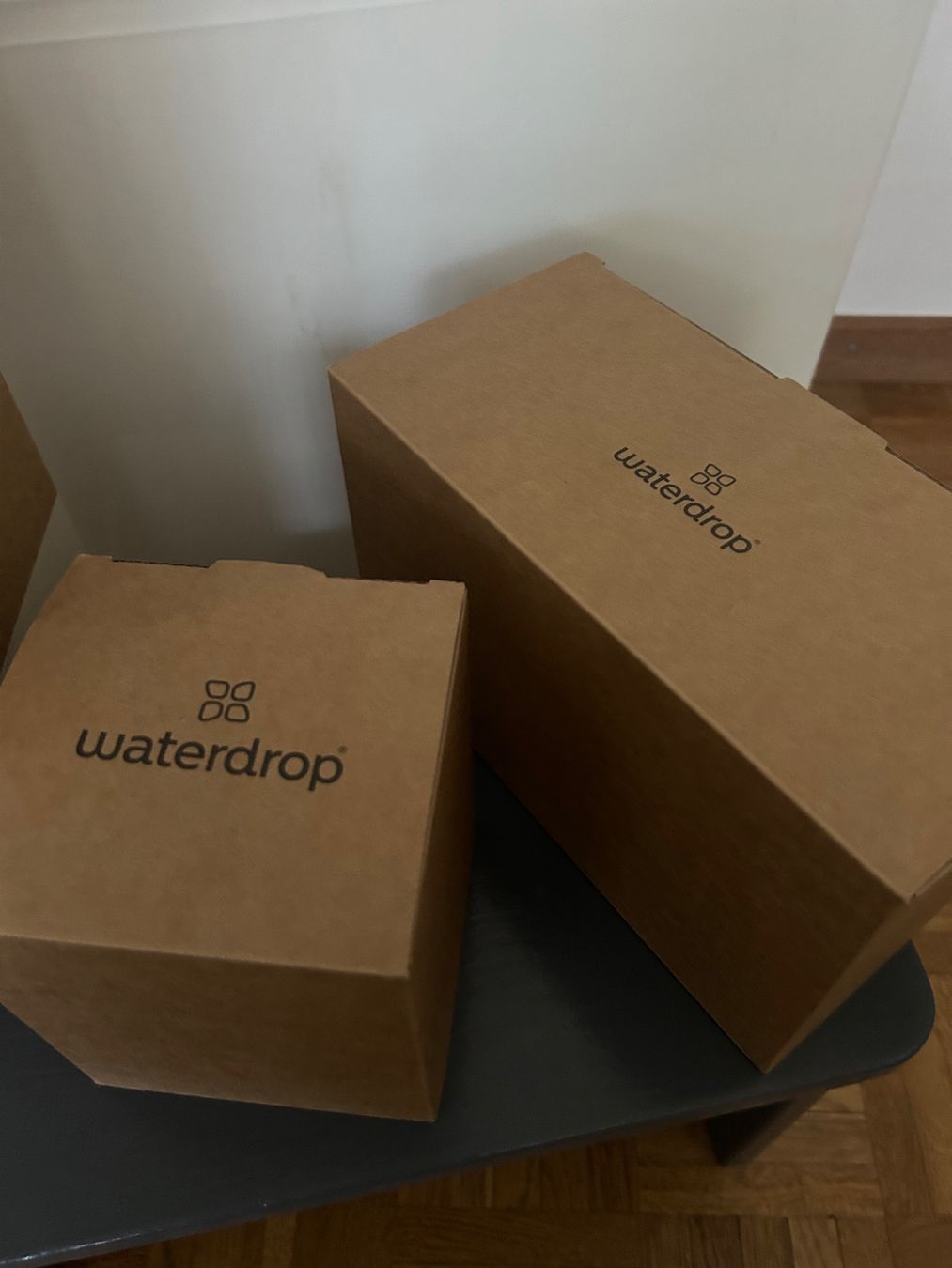 Waterdrop Bicchieri: Glas Karaffe mit 3 Gläser von Waterdrop – Nuovo e nell'imballaggio originale da Allschwil venduto da meeresperle 6