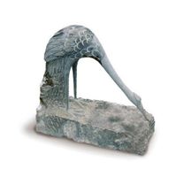 Kranich, Blaustein grau-blau