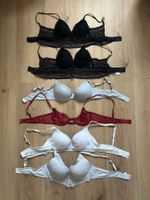Soutient gorges 75A-80A noir/gris/rouge/blanc/gris