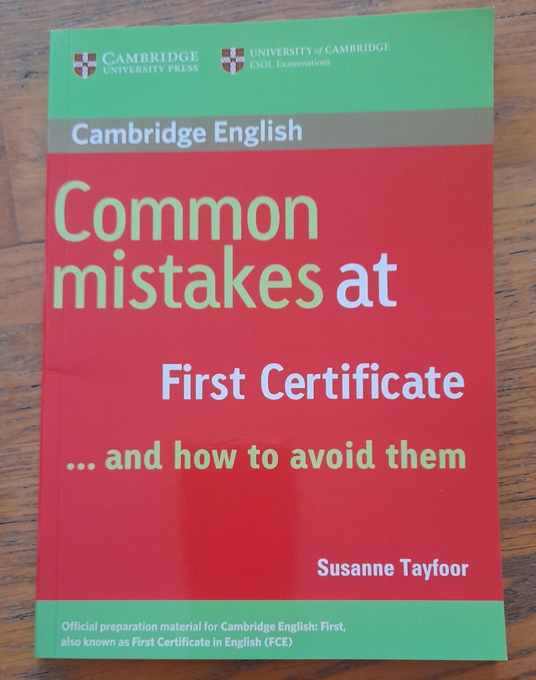 Libri: FCE Buch: Common Mistakes at First Certificate - Wie Neu – Usato da Richigen venduto da lis_qql9