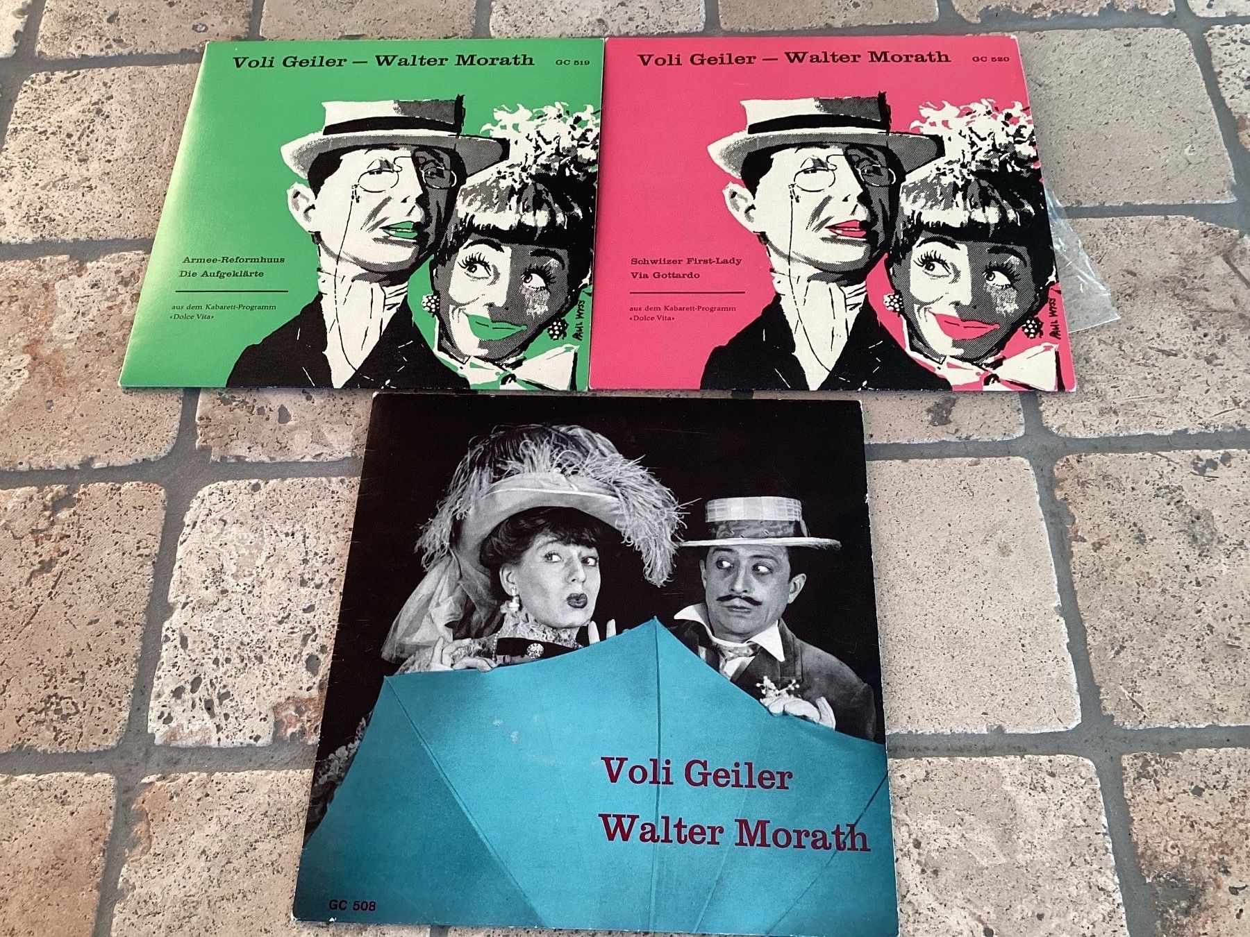 Vinyles: Volk Geiler-Walter Morath, 3 Singles – D'occasion à Mörschwil par Monzar