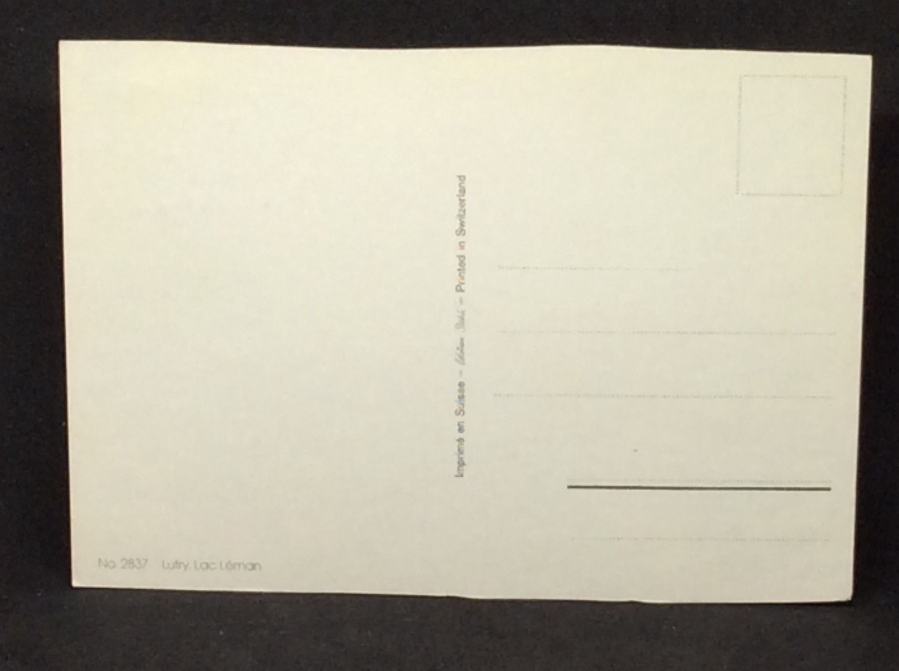Cartoline postali: Lutry, Lac Léman – Usato da Widnau venduto da Brusi9 1