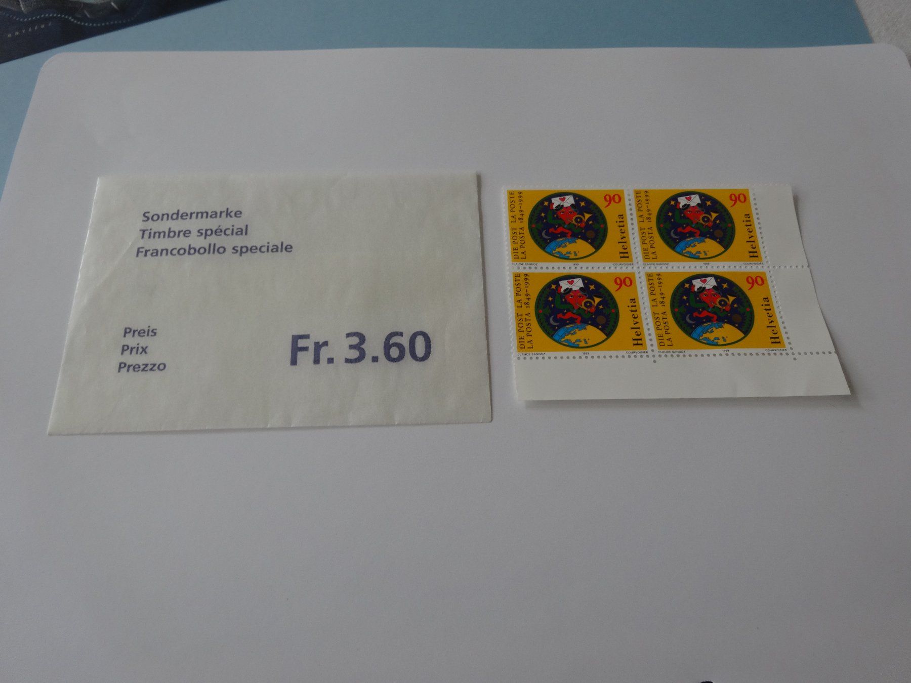 Tutti i francobolli: Helvetia 1 Viererblock Postfrisch – Nuovo (secondo la descrizione) da Neerach venduto da jenny062