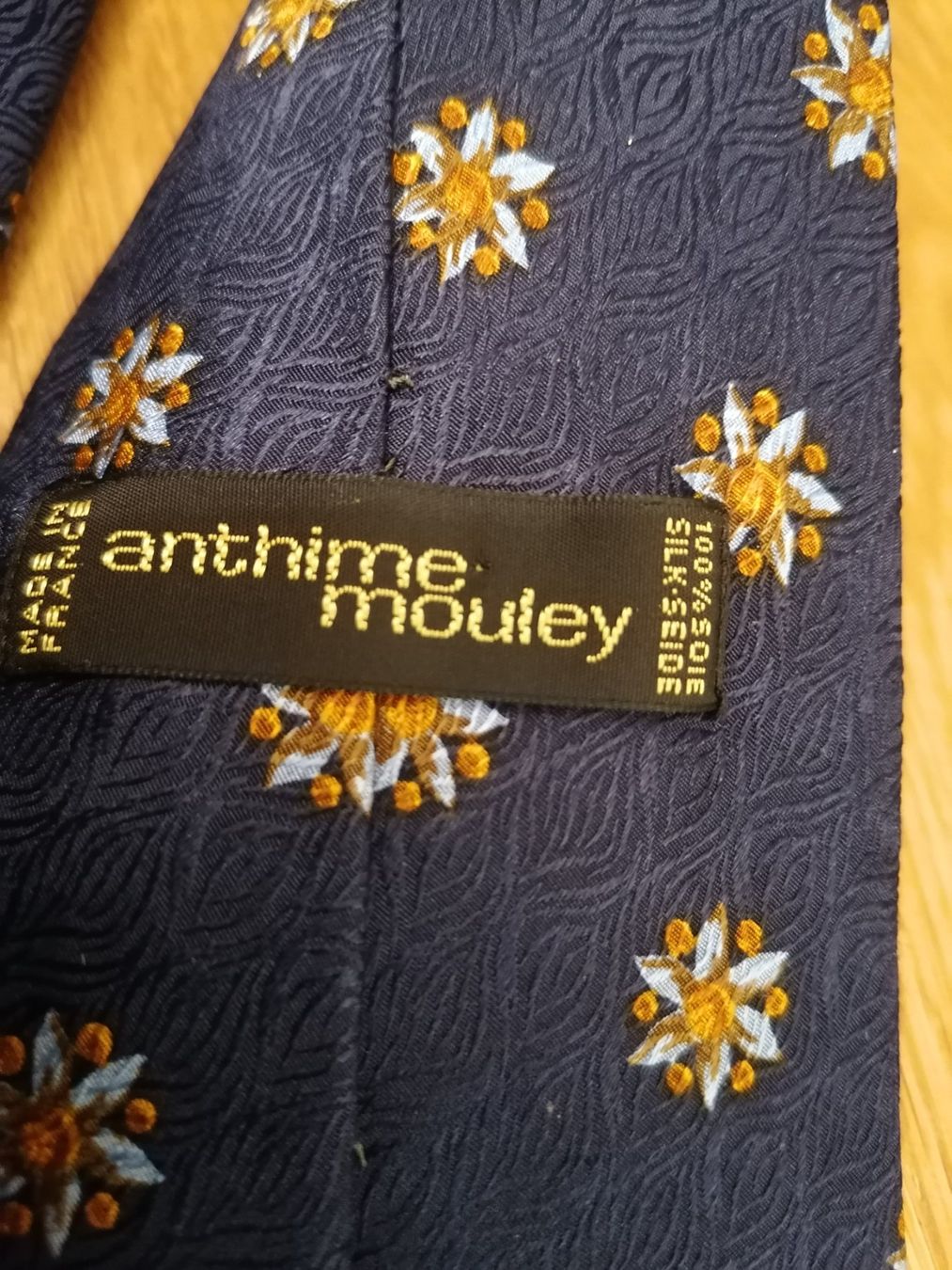 Cravatte: Anthime Mouley Krawatte, 100% Seide - Nr. 171 – Usato da Basel venduto da vintagecollector 2