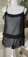 H&M Nachtkleid Schwarz, Gr. S.