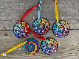 Mandala, Dankeschön Geschenk, Dekoration, Weihnachtsschmuck