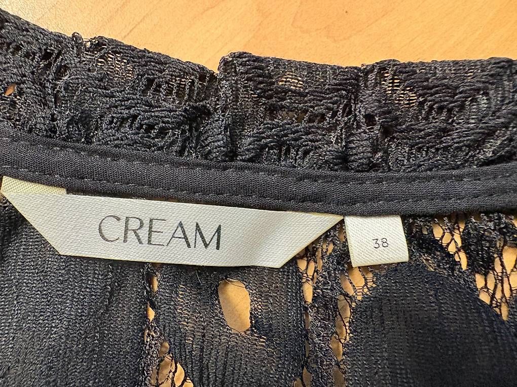 Cream Camicette: Neu: Schwarze Spitzenbluse CREAM Gr. 38 – Nuovo (secondo la descrizione) da Willisau venduto da ani_gtk8 1