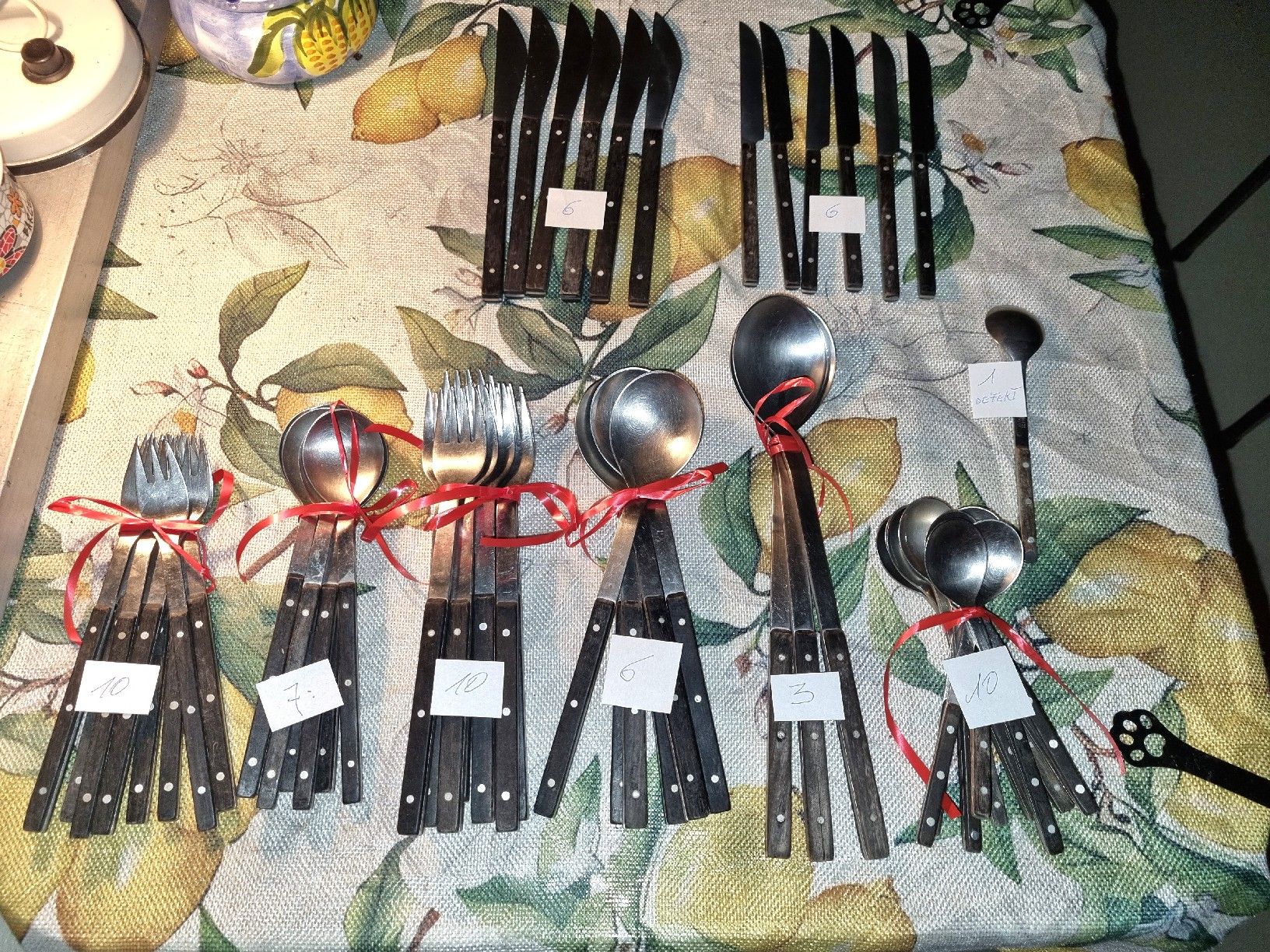 Set di posate: Design besteckset mono Peter Raacke – Usato da Ostermundigen venduto da vintage60
