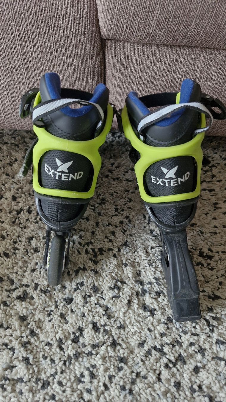 Pattini in linea & Pattini a rotelle: Extend Kinder Inlineskates Rollerblades 29 - 32 verstellbar – Usato da Basel venduto da Andrealin 3