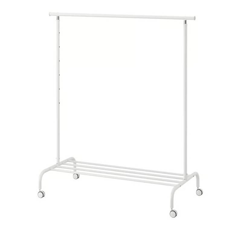 Garderobe: IKEA RIGGA Kleiderständer, weiss /Clothes Rack, White – Gebraucht aus Zürich von twoism