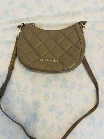 Borsa a tracolla Mario Valentino trapuntata beige usata