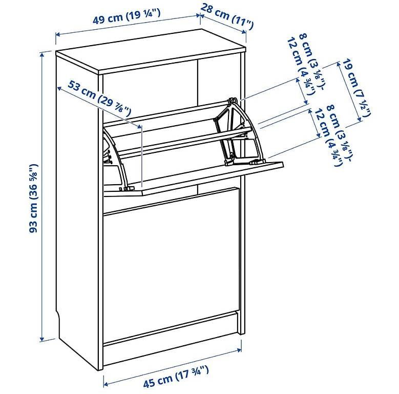 Ikea Kommoden: Vendo 2 scarpiere IKEA in ottimo stato – Gebraucht aus Arbedo von peg_857m 2