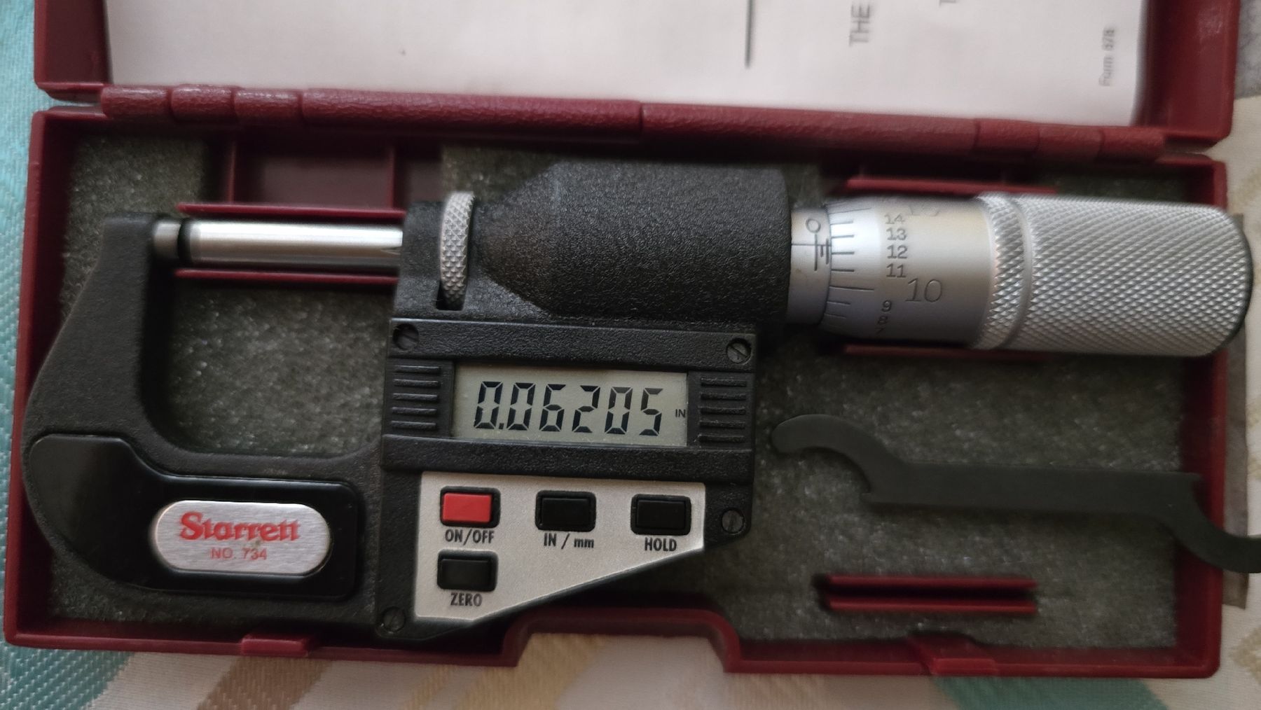 Misurare: Digital micrometer Starret – Usato da Effretikon venduto da hug_6zr9 1