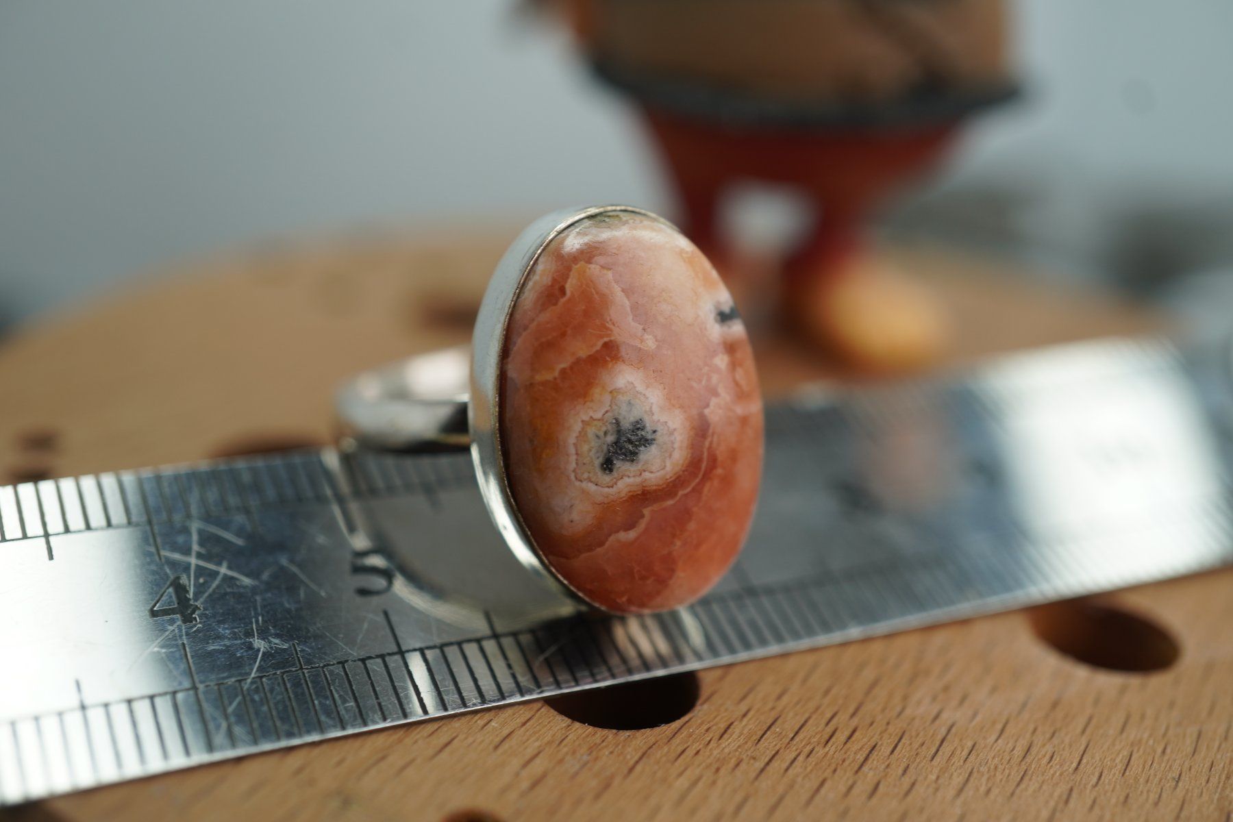 Minerali & Pietre curative: Rhodochrosit     ring Grösse  Variabel     (Räumung!) – Nuovo e nell'imballaggio originale da Eschenbach SG venduto da topstone