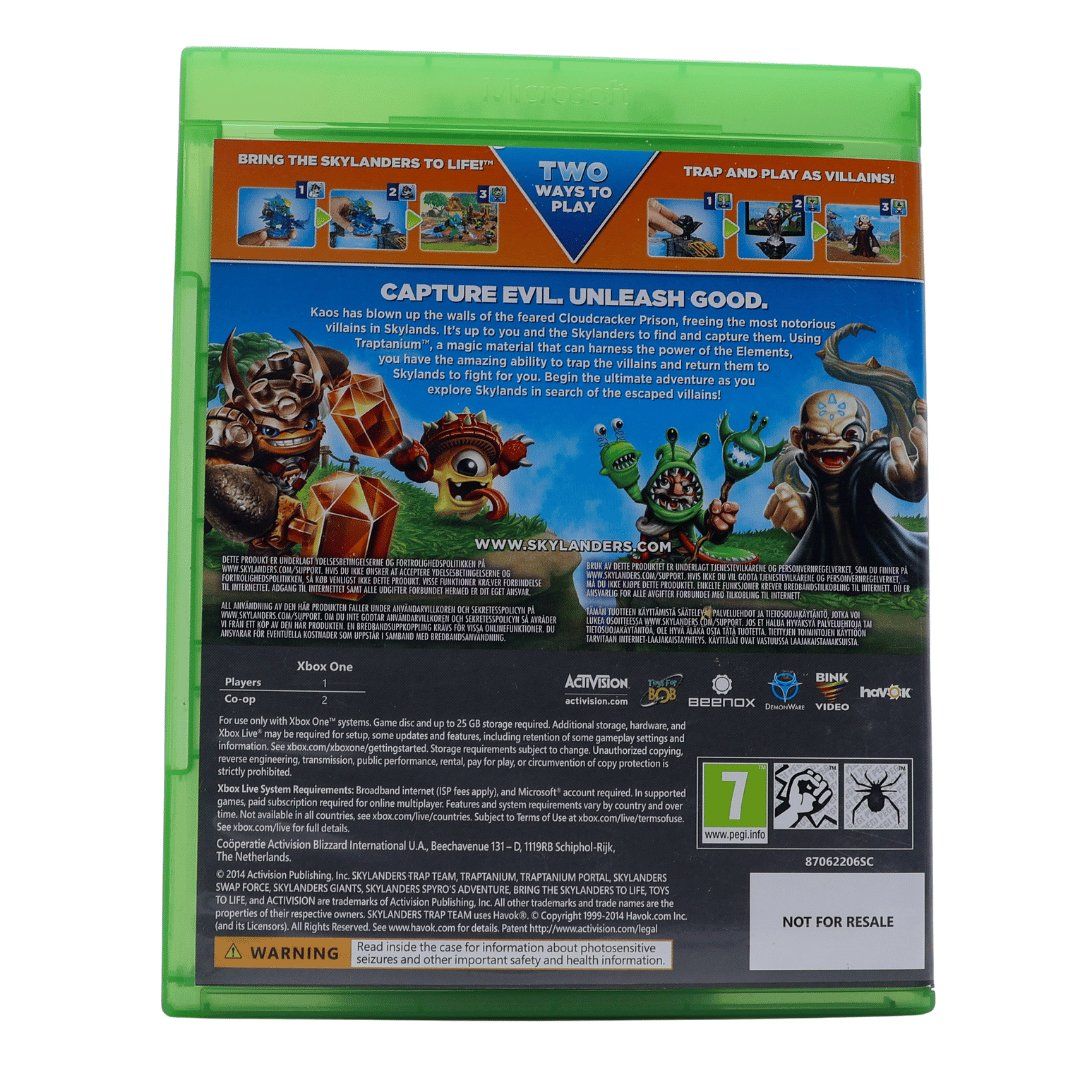 Jeux: Skylanders Trap Team - XBOX ONE – D'occasion à Paudex par dindeboy 2