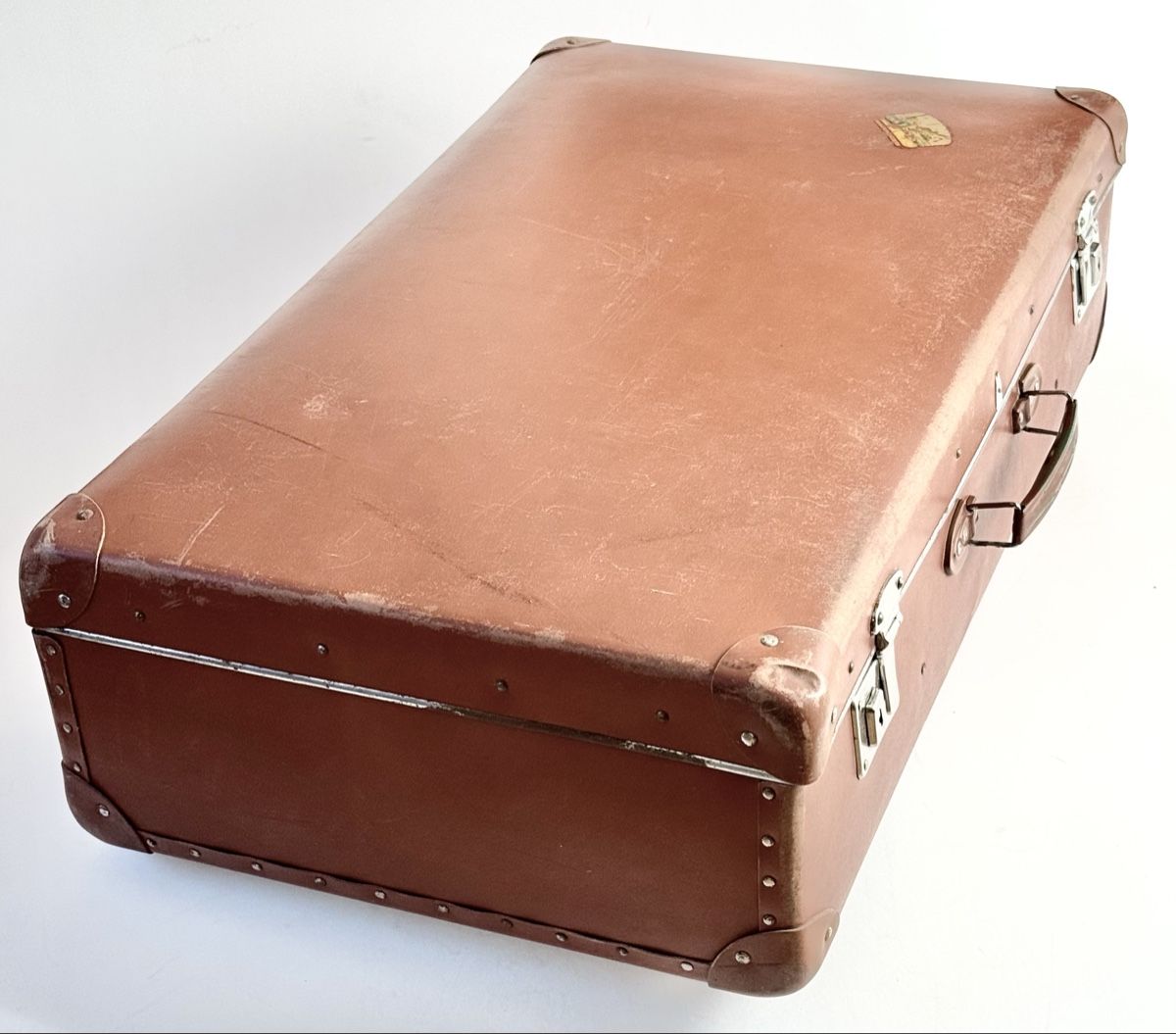 Valigie: Grosser Vintage Reisekoffer, Vulkanfiber – Usato da Wildberg venduto da wild59 1