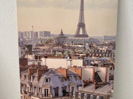 Toile déco Paris Tour Eiffel – format 56x39 mural