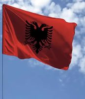 Albanien Flagge 90x150cm