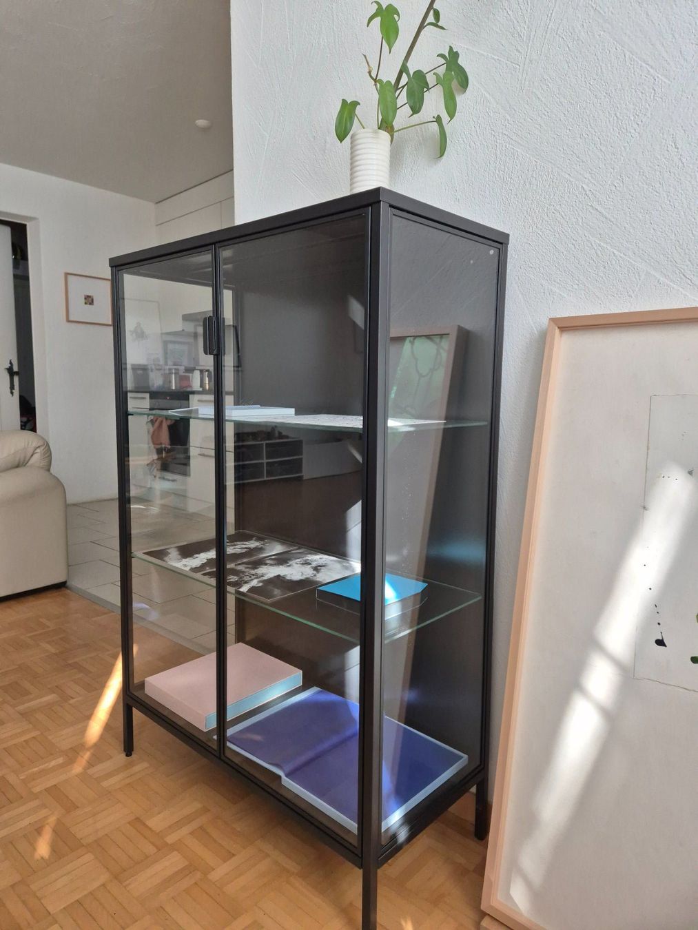 Ikea Armoires miroirs: IKEA RUDSTA glass cabinet/vitrine – D'occasion à Zürich par MoPoMo 2
